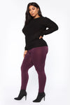 Smooth It Out High Rise Legging - Plum