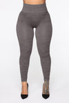 Curves Ahead High Rise Legging - Mocha