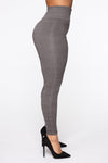 Curves Ahead High Rise Legging - Mocha