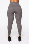 Curves Ahead High Rise Legging - Mocha