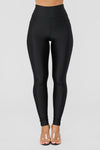 Focus On Me Ruched Leggings - Black