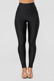 Focus On Me Ruched Leggings - Black