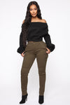 Call It Quits Cargo Pants - Olive