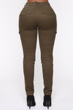 Call It Quits Cargo Pants - Olive
