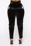 Nights Out In Town Jogger Pants - Black
