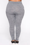 Curves Ahead High Rise Legging - Indigo