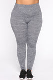 Curves Ahead High Rise Legging - Indigo