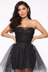 Need To Dance Mini Dress - Black