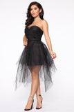 Need To Dance Mini Dress - Black