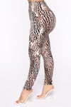 We At My Favorite Spot Legging Set - Brown/combo