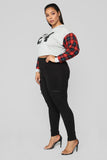 Down To Ride Ponte Pants - Black