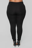 Down To Ride Ponte Pants - Black