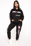 Foreign Babe Jogger - Black