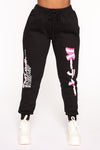 Foreign Babe Jogger - Black