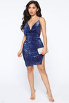 Dirty Martini Sequin Dress - Royal