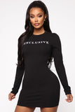 Always Exclusive Mini Dress - Black