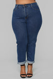 I Got It From My Mama Jeans - Dark Denim