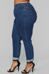 I Got It From My Mama Jeans - Dark Denim
