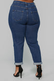 I Got It From My Mama Jeans - Dark Denim