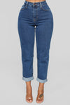 I Got It From My Mama Jeans - Dark Denim