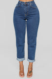 I Got It From My Mama Jeans - Dark Denim