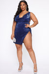 Dirty Martini Sequin Dress - Royal