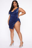 Dirty Martini Sequin Dress - Royal