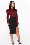 The Boss Favorite Midi Skirt - Black