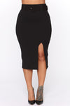 The Boss Favorite Midi Skirt - Black