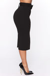 The Boss Favorite Midi Skirt - Black
