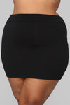 Melanie Mini Skirt - Black