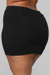 Melanie Mini Skirt - Black