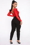 Sequins Of Events Boyfriend Jeans - Black