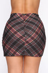 Kenzie Mini Skirt - Black/combo