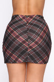 Kenzie Mini Skirt - Black/combo