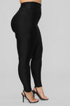 Focus On Me Ruched Leggings - Black