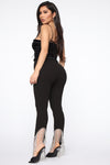 Will Always Shine On Fringe Pants - Black