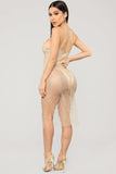 My New Love Glitter Midi Dress - Gold