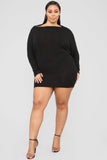 No Second Guessing Dress - Black