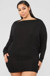 No Second Guessing Dress - Black