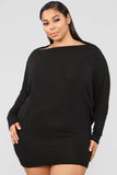 No Second Guessing Dress - Black