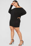 No Second Guessing Dress - Black