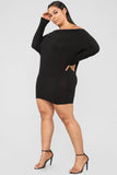 No Second Guessing Dress - Black