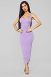 Your Needs Met Dress - Light Purple