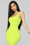Your Needs Met Dress - Lime