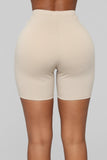 Classic Mini Biker Shorts - Mocha