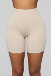 Classic Mini Biker Shorts - Mocha