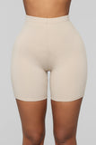 Classic Mini Biker Shorts - Mocha
