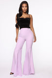 Power And Play Flare Pants - Lavender
