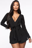 Honey Girl Romper - Black